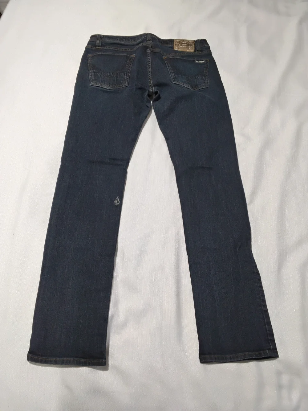 Volcom Vorton Men’s Slim Straight Dark Blue Jeans Sz 32x32.